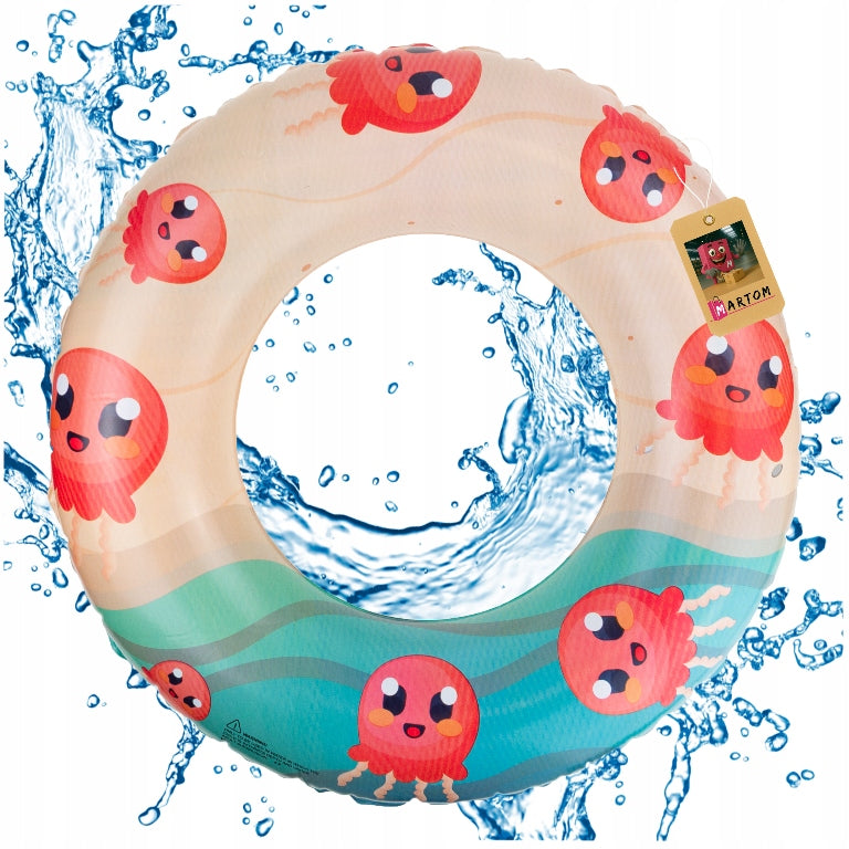 CHILDREN'S INFLATABLE BEACH WHEEL FOR SWIMMING POOL OSMIORNICE CIRCLE
