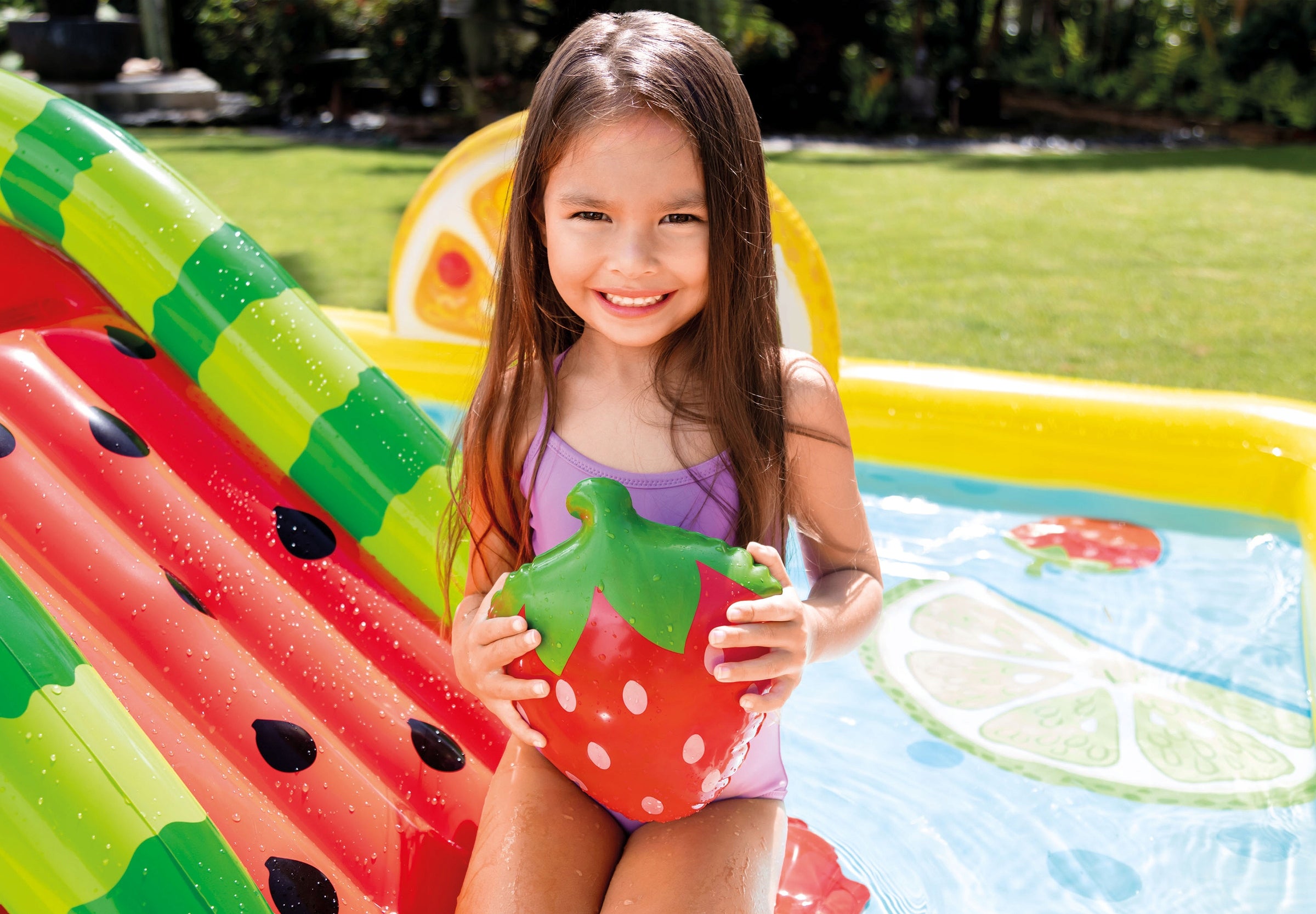 CHILDREN'S INFLATABLE POOL FRUIT WATER PLAYGROUND INTEX FOR GARDEN Manufacturer code I03403260