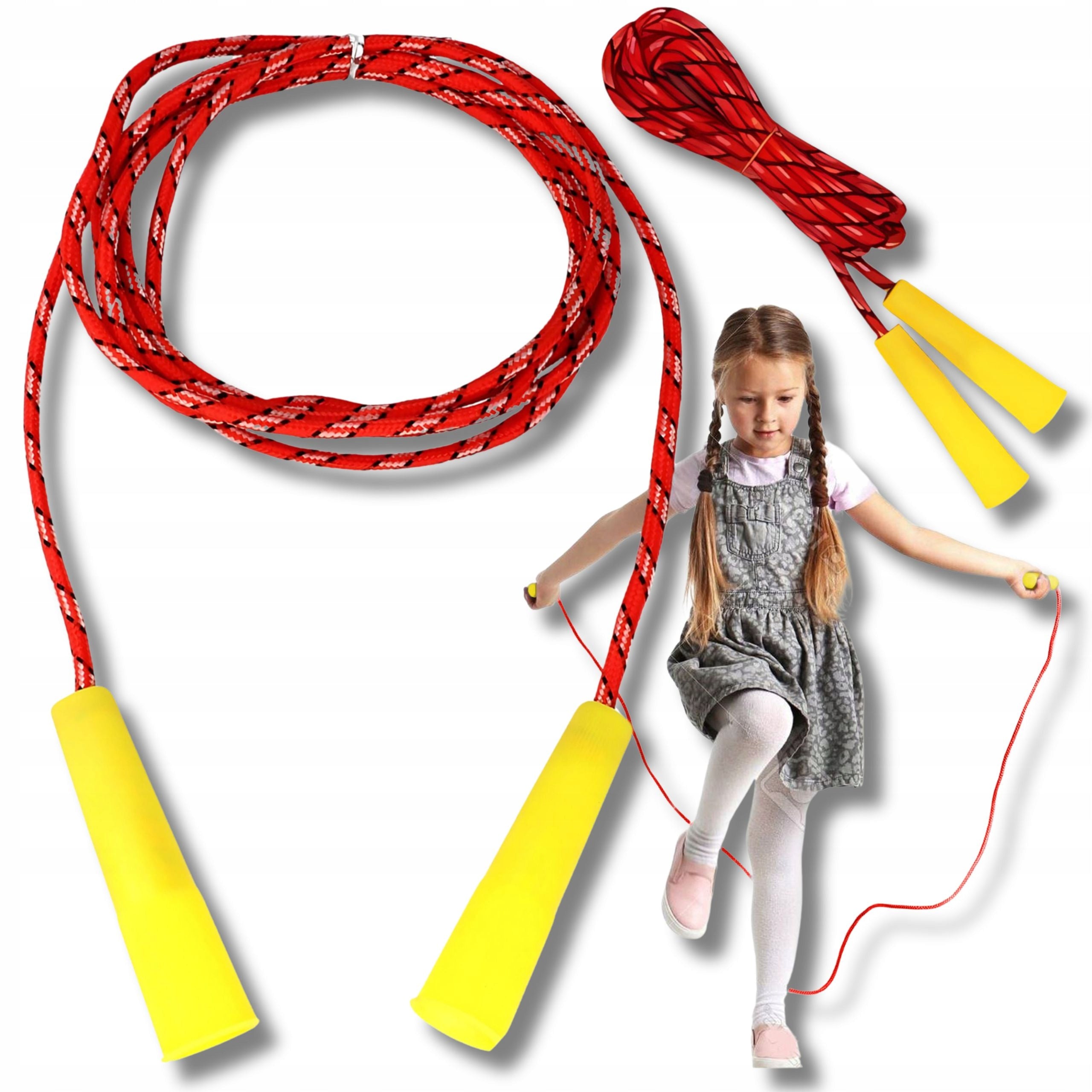 CHILDREN'S JUMP ROPE FOR CHILDREN COLORFUL 200 cm MIX V2