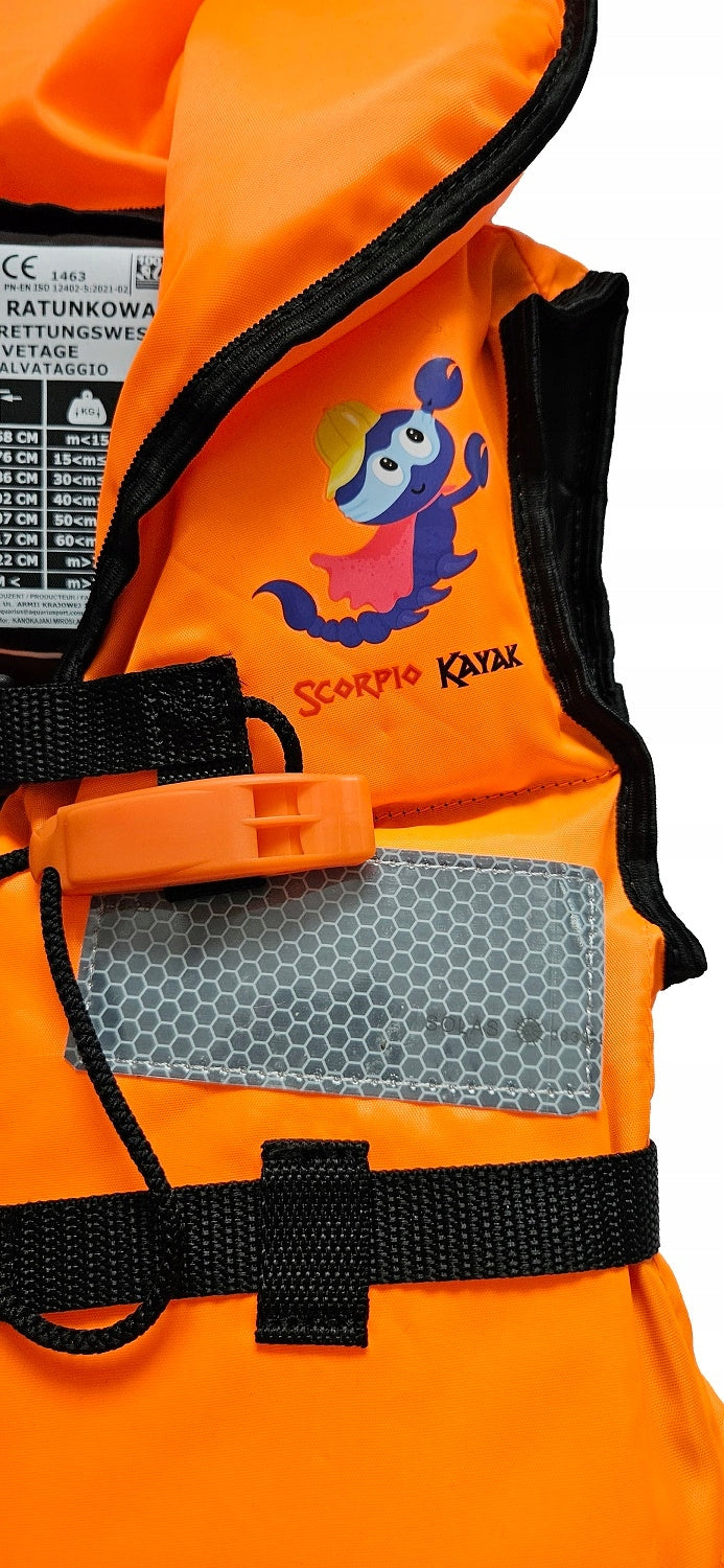 CHILDREN'S LIFE JACKET FOR WATER LIFE VEST KAYAK BOAT 15-30KG 40N Size other