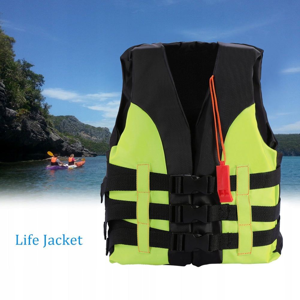 CHILDREN'S LIFE JACKET GREEN 5-12 YEARS Size universal