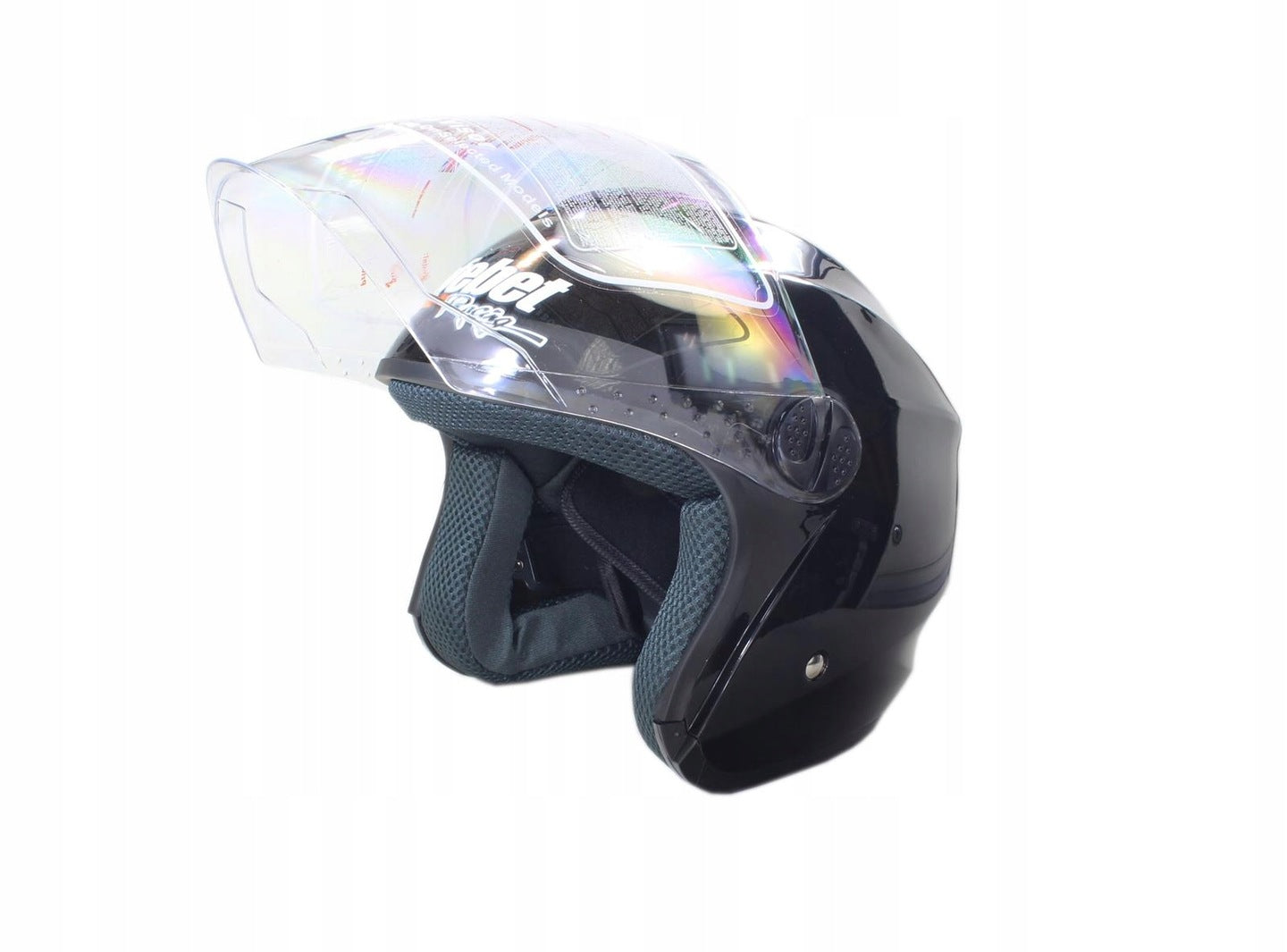 CHILDREN'S MOTORCYCLE HELMET SCOOTER QUAD BIKE BLACK Packaging status original