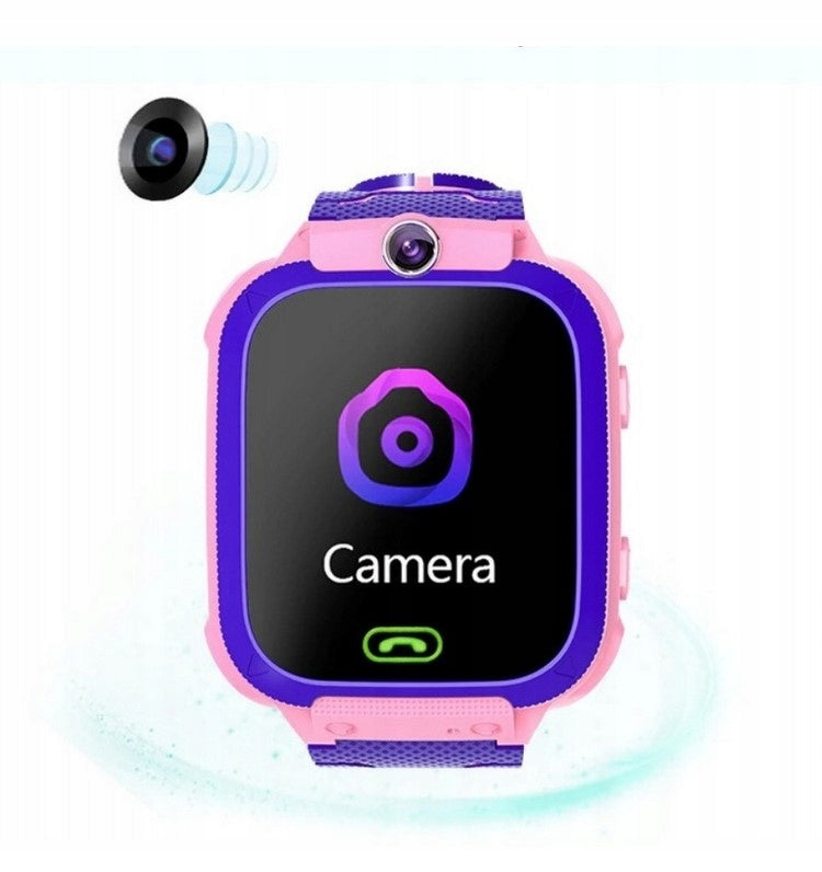 CHILDREN'S PINK SMARTWATCH WITH GPS + PINK PRINT - PRINTS WITHOUT INK Packaging status original