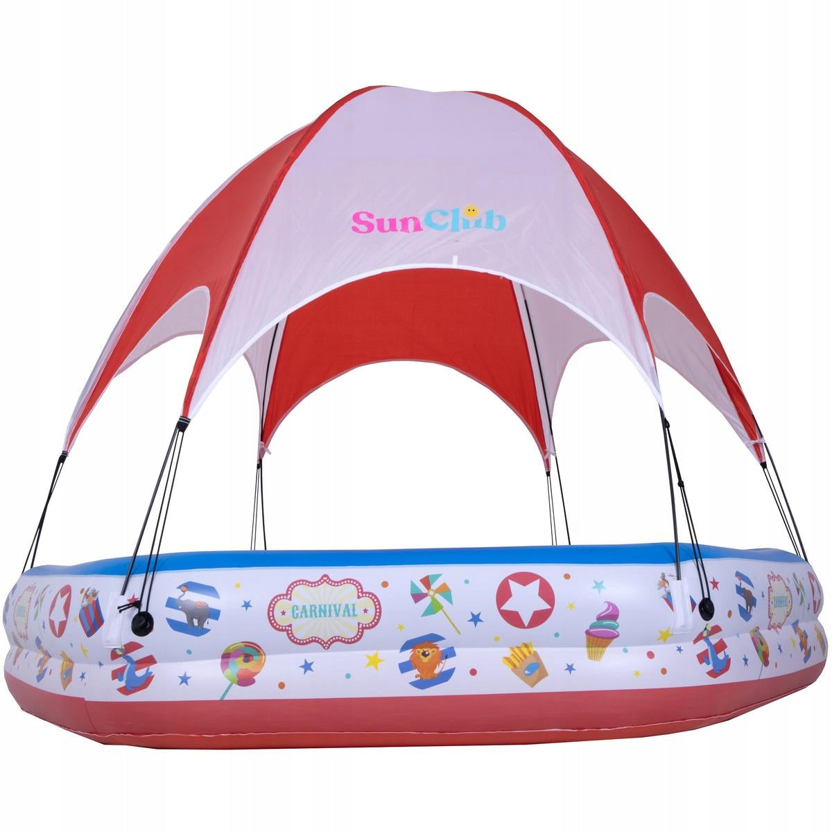 CHILDREN'S POOL CIRKUS WITH VISOR 223x208x163CM 51124 Height 76 cm