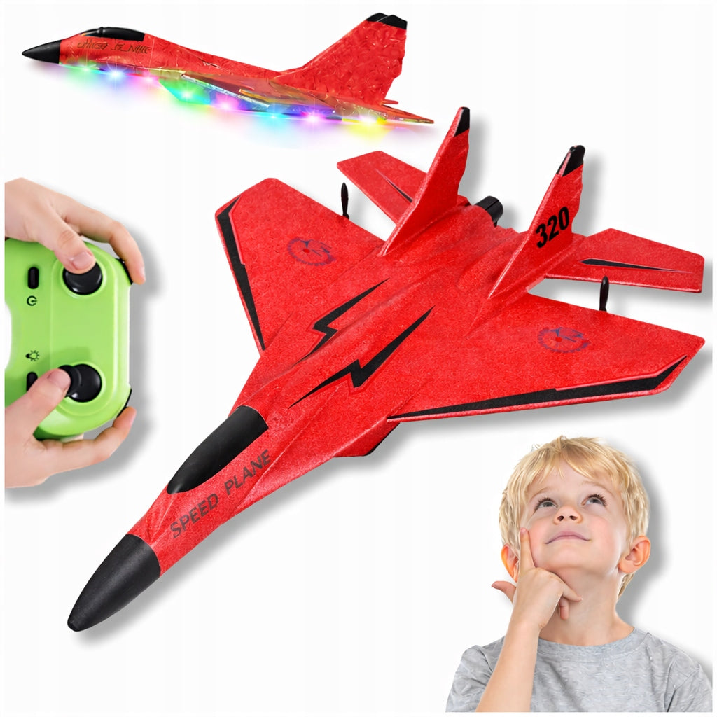 CHILDREN'S REMOTE CONTROLLED STYROFOAM FOAM AIRCRAFT TOY