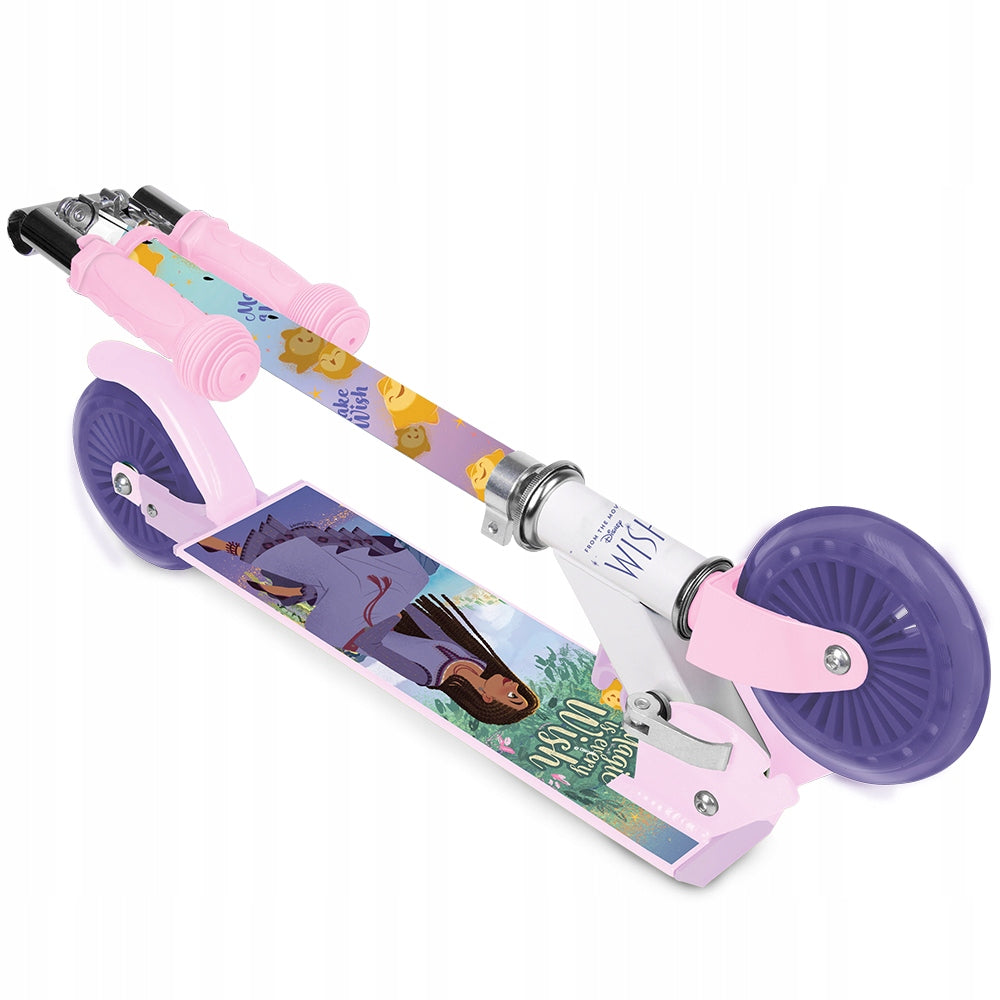 CHILDREN'S SCOOTER FOR CHILDREN GIRLS WISH 110-140cm 12cm WISH BELL Manufacturer code BajkowaStrefa.pl ZESTAW WISH