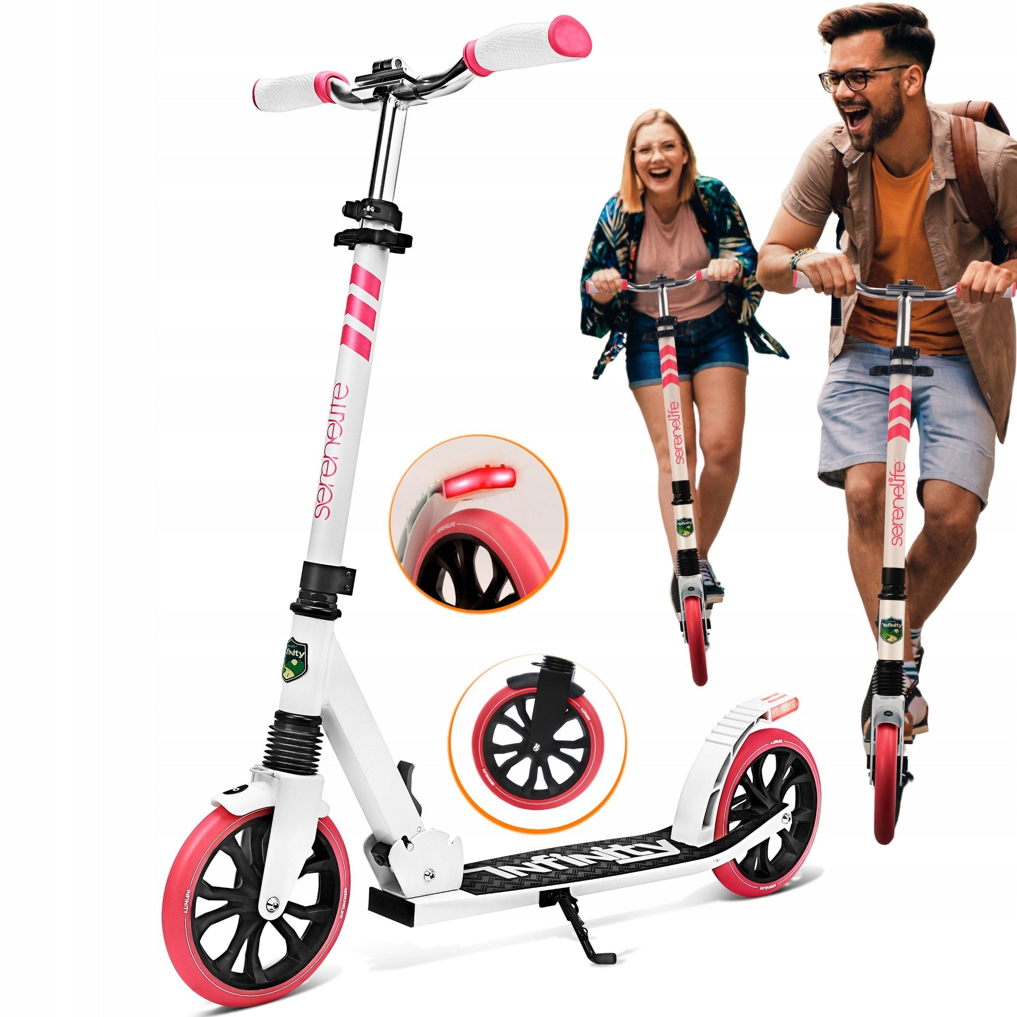CHILDREN'S SCOOTER WITH ADJUSTABLE HANDLEBAR NON-SLIP PLATFORM Packaging status original