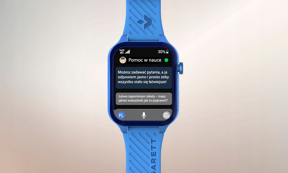 CHILDREN'S SMARTWATCH GARETT KIDS ESSA GO 2 AI 4G BLUE - SET Packaging status original