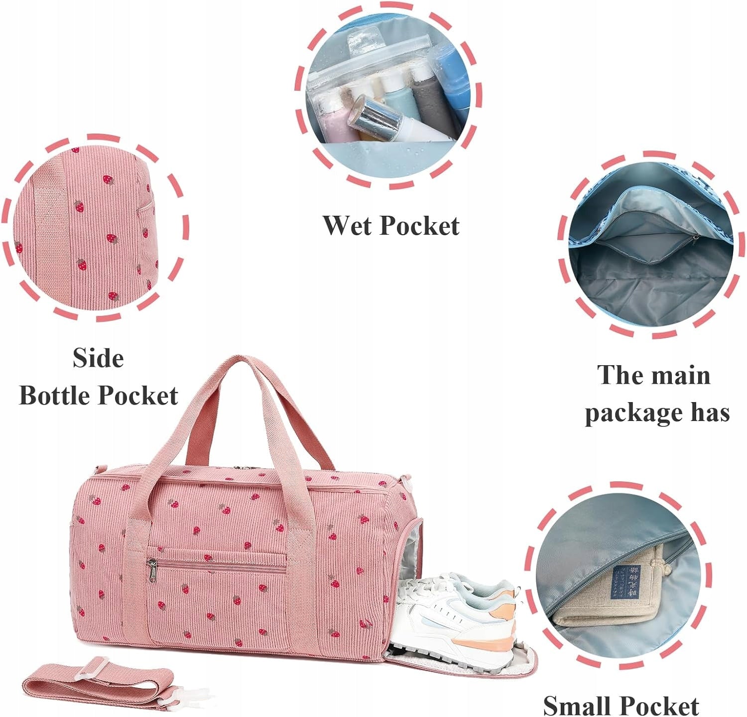 CHILDREN'S SPORTS BAG FOR POOL BAG SHOES POCKET WET 46 x 22 x 23 cm Manufacturer code TORBA SPORTOWA DLA DZIECI NA BASEN 46x22x23cm