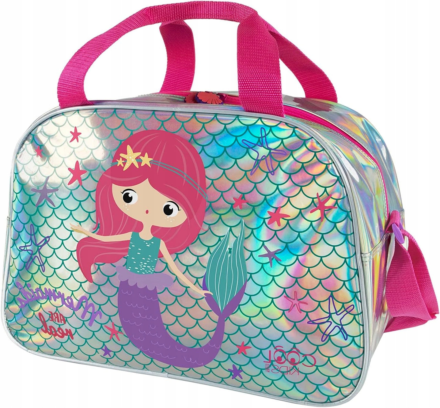 CHILDREN'S SPORTS BAG WATERPROOF REFLECTIVE WITH UNICORN PRINT
