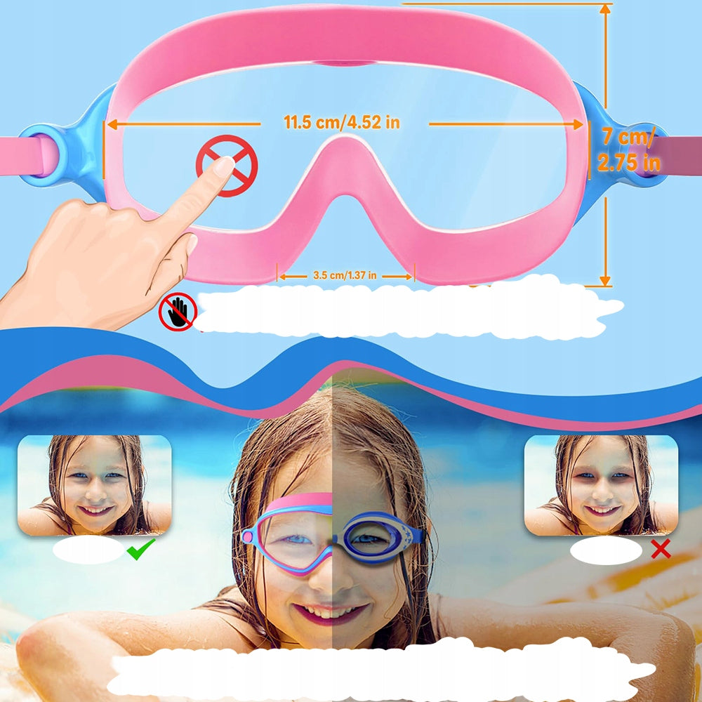 CHILDREN'S SWIMMING GOGGLES ANTI FOG UV x2 Gender unisex product