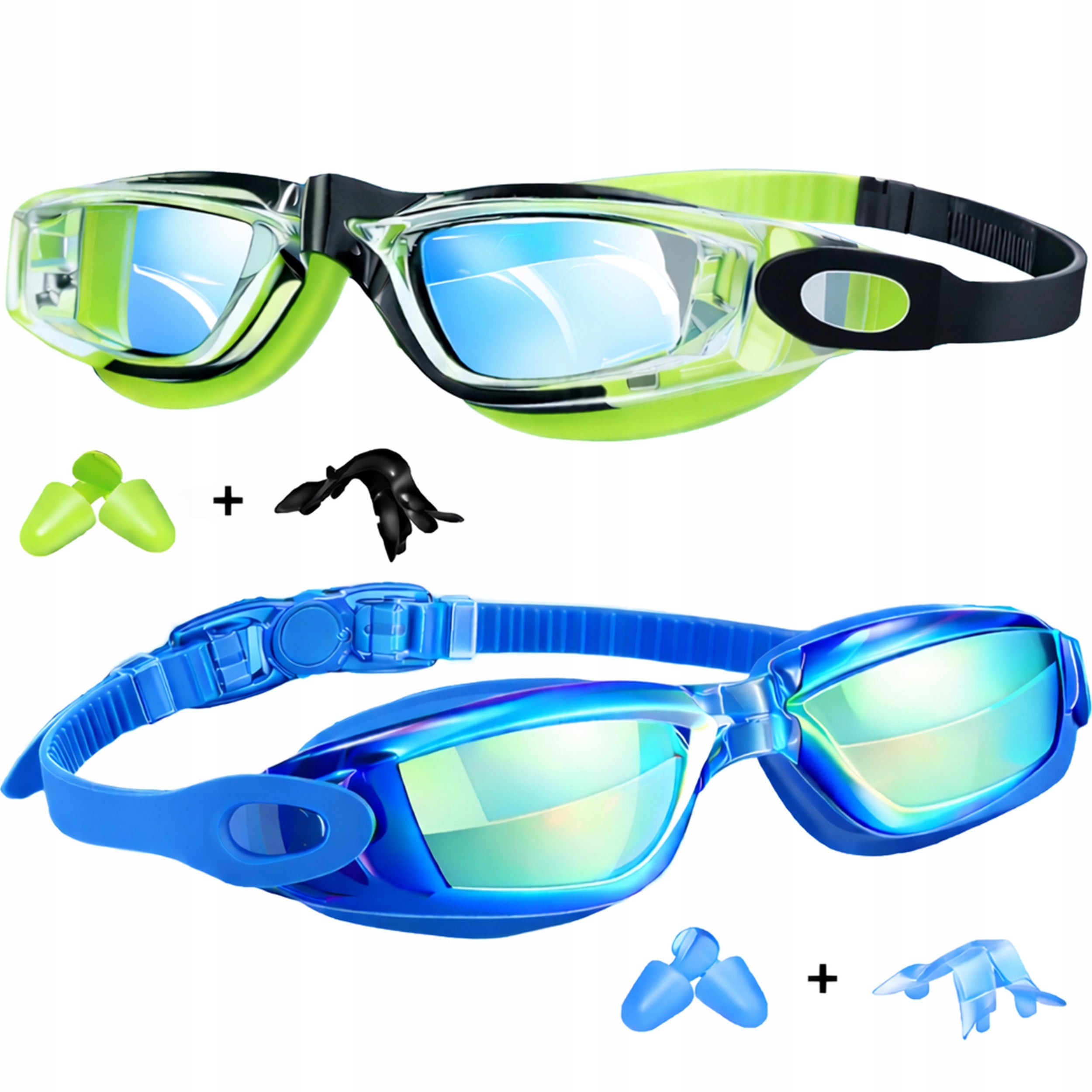 CHILDREN'S SWIMMING GOGGLES ANTI FOG UV x2