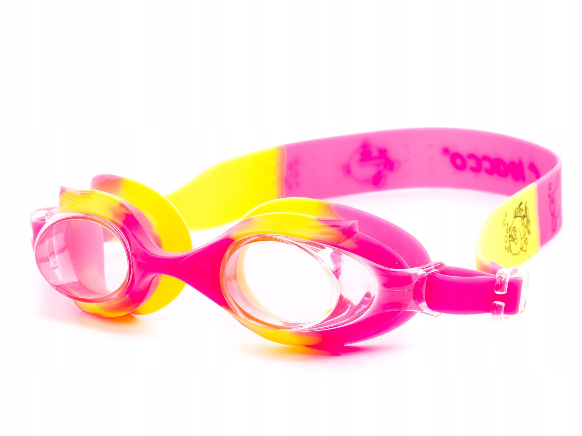 CHILDREN'S SWIMMING GOGGLES FOR SWIMMING POOL ANTI-FOG CHILDREN + PLUGS Manufacturer code Okulary Pływackie dla Dzieci na Basen