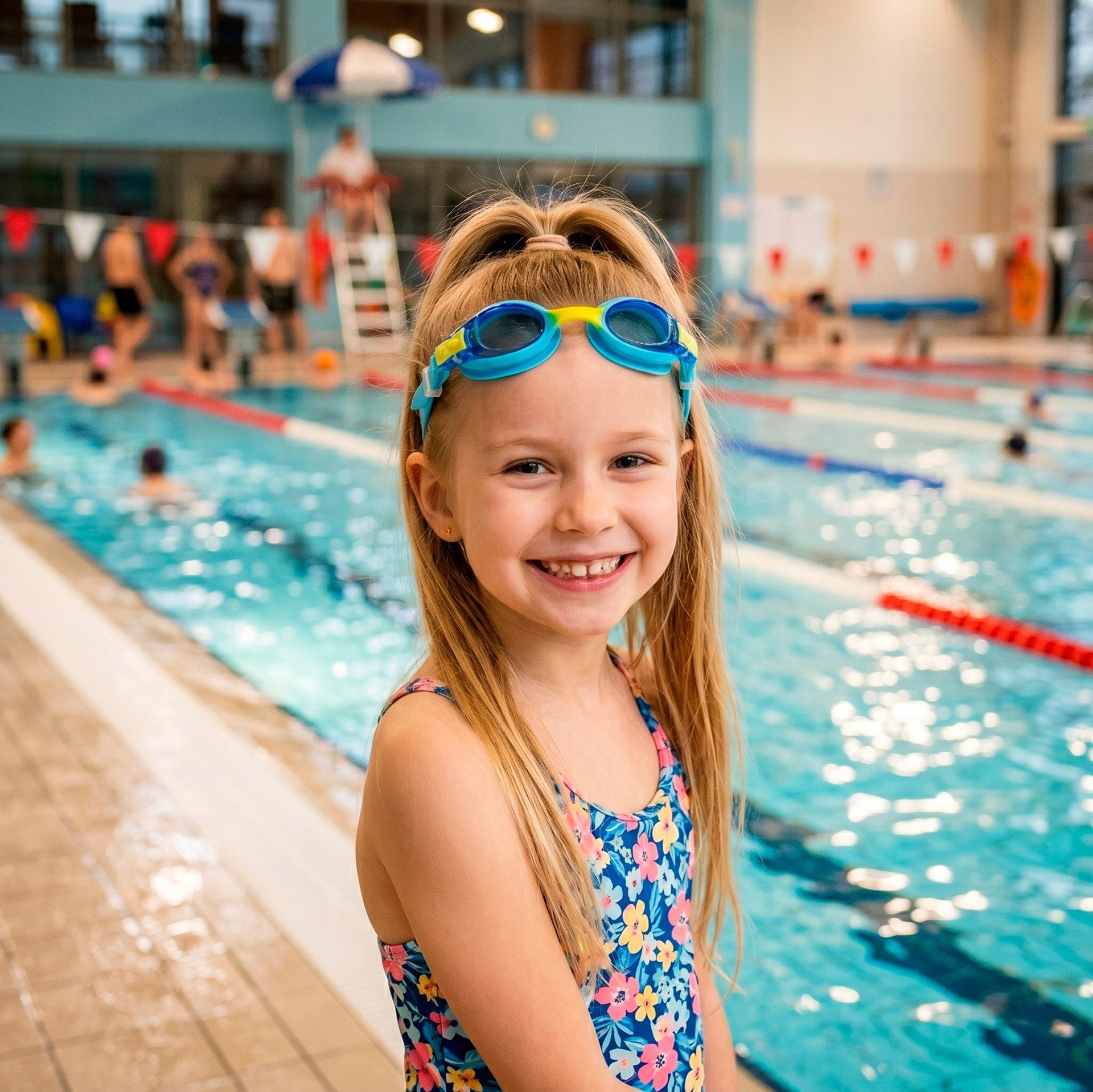 CHILDREN'S SWIMMING GOGGLES FOR SWIMMING POOL POLARIZATION SWIMMING GOGGLES ANTI-FOG Brand AQUAGET