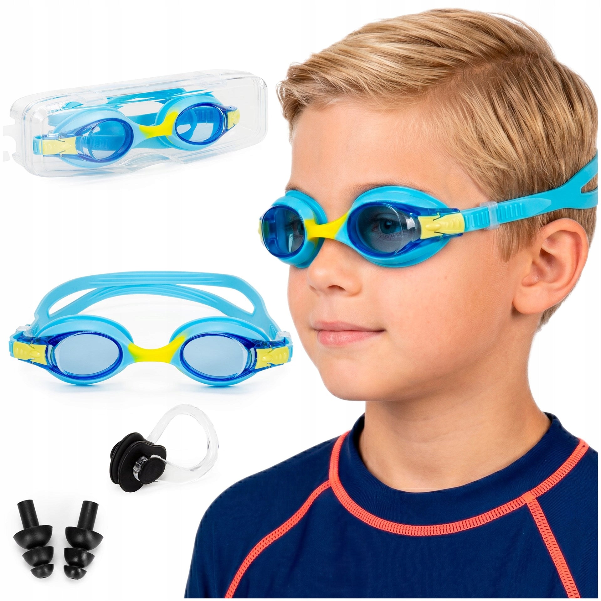 CHILDREN'S SWIMMING GOGGLES FOR SWIMMING POOL POLARIZATION SWIMMING GOGGLES ANTI-FOG Strap material silicone