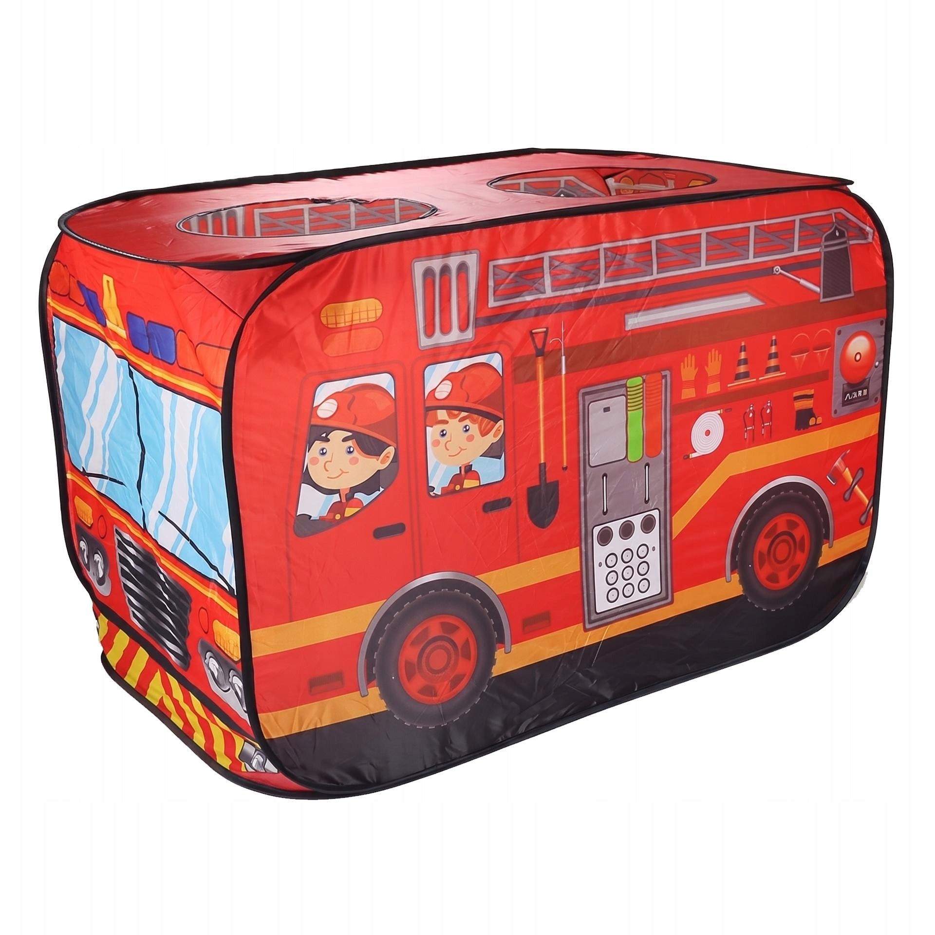 CHILDREN'S TENT FIRE TRUCK FOLDING SQUARE TOYS LARGE FIRE BRIGADE