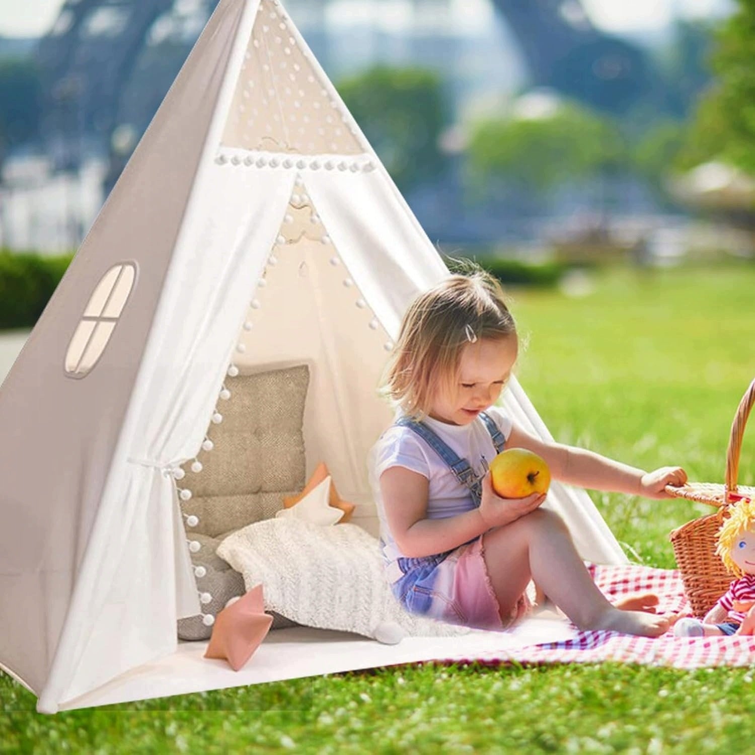 CHILDREN'S TENT FOR INDOOR USE HELPS IN THE DEVELOPMENT OF 3Q POTENTIAL Manufacturer code 740521