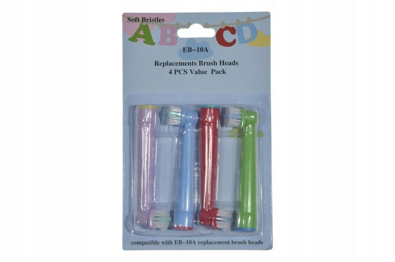 CHILDREN'S TIPS FOR ELECTRIC TOOTHBRUSH BRAUN ORAL-B SET OF 8 Brand Nistal