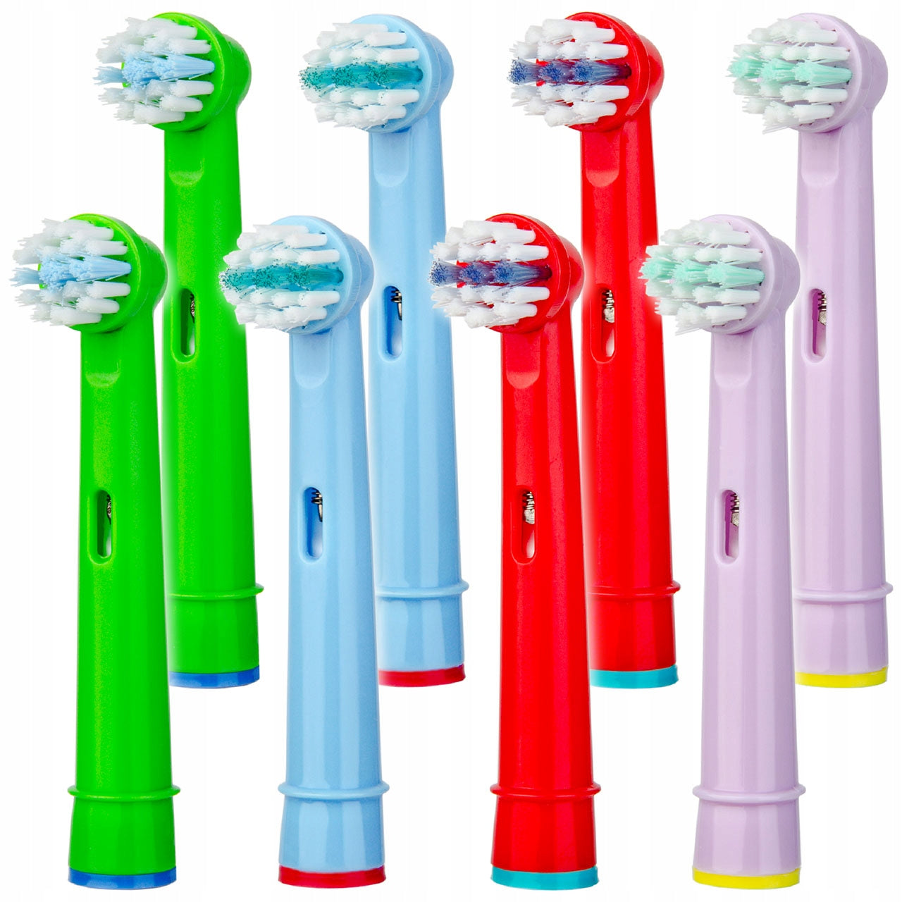 CHILDREN'S TIPS FOR ELECTRIC TOOTHBRUSH BRAUN ORAL-B SET OF 8