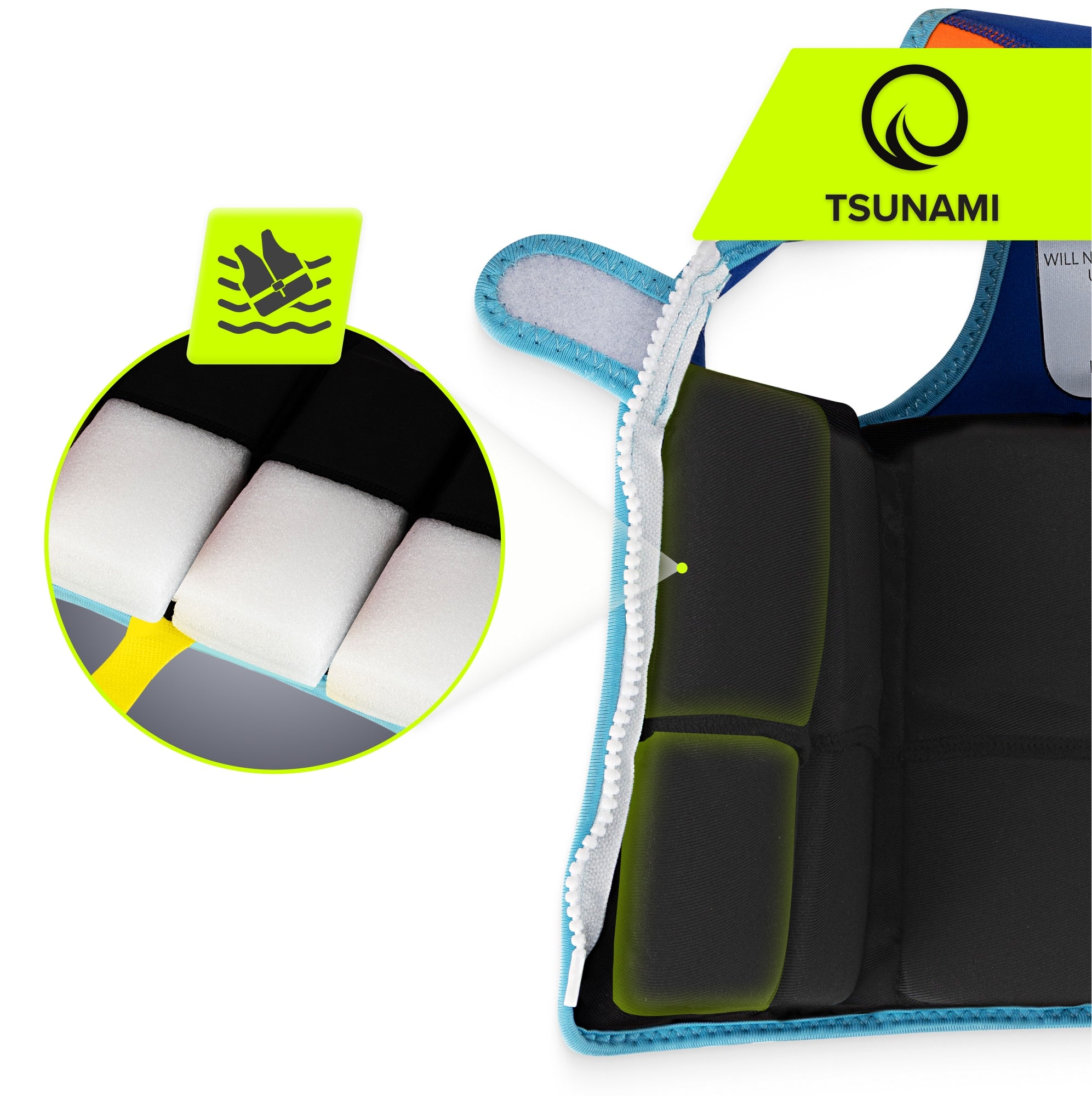CHILDREN'S VEST FOR LEARNING TO SWIM BUOYANCY FOAM 2-3 YEARS 19KG EAN (GTIN) 5905973406758