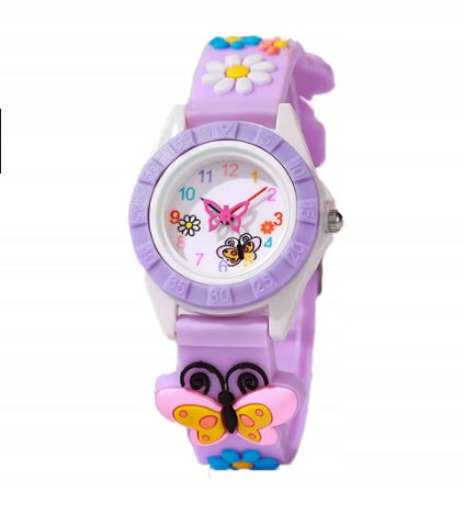 CHILDREN'S WATCH ANALOG GIRLS PURPLE 1752