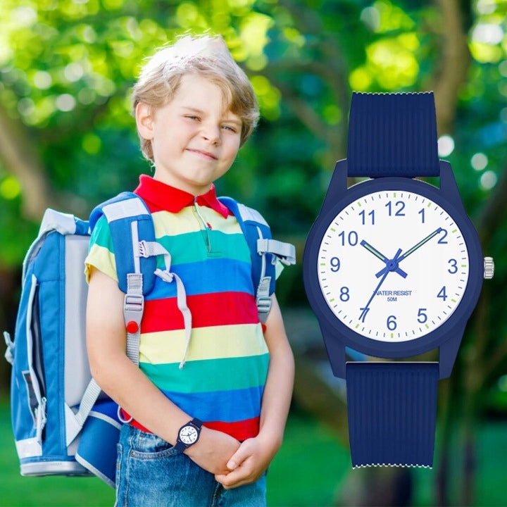 CHILDREN'S WATCH BLUE WATERPROOF ANALOG WITH QUARTZ MOVEMENT Brand no brand