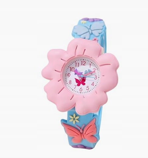 CHILDREN'S WATCH GIRLS ANALOG FLOWER 1607