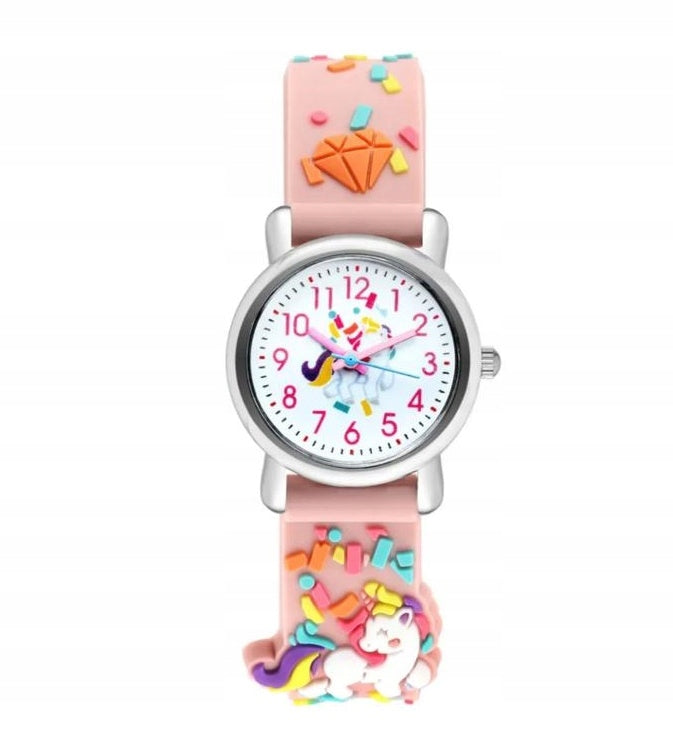 CHILDREN'S WATCH GIRLS PINK ANALOGUE 1548