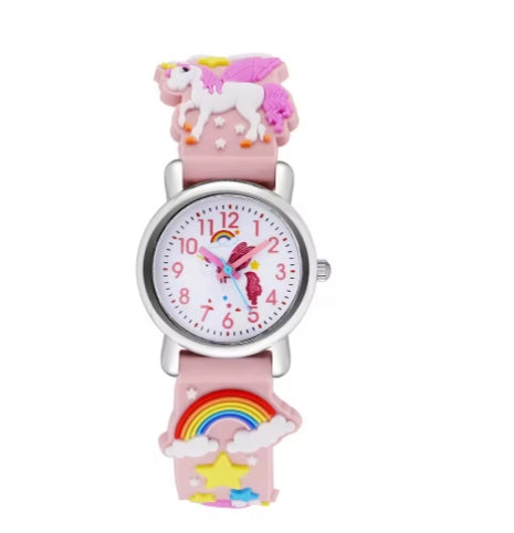 CHILDREN'S WATCH GIRLS PINK ANALOGUE 1606