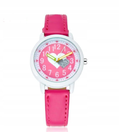 CHILDREN'S WATCH GIRLS WITH STRAP PINK 1499