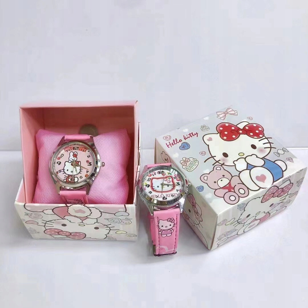 CHILDREN'S WATCH HELLO KITTY GIFT IN BOX