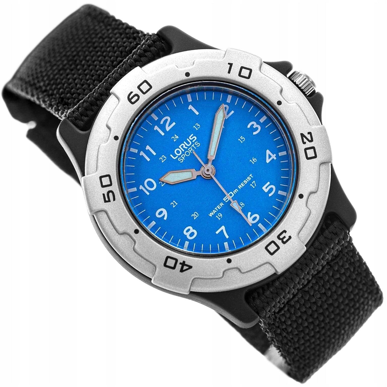 CHILDREN'S WATCH LORUS RRX91FX9 BLACK ON STRAP FOR BOY NEOBRITE