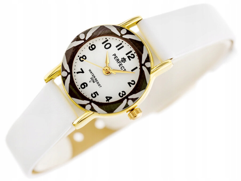 CHILDREN'S WATCH PERFECT L248-02- COMMUNION - WHITE + ENGRAVING Brand Perfect