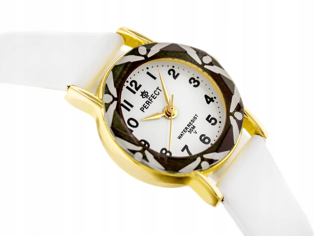 CHILDREN'S WATCH PERFECT L248-02- COMMUNION - WHITE + ENGRAVING Packaging status original