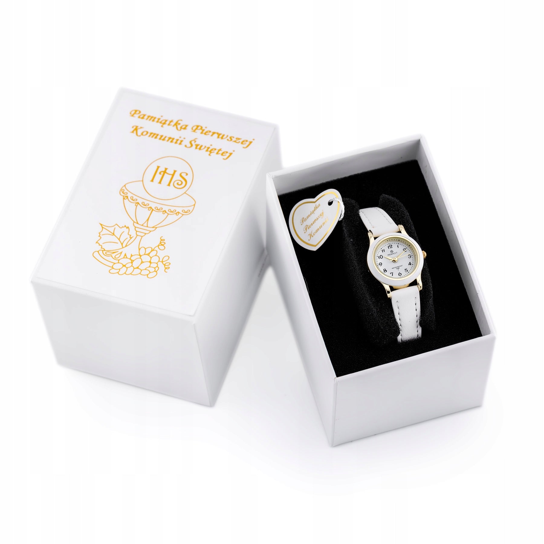 CHILDREN'S WATCH PERFECT LP004-04 COMMUNION - white/colour + BOX Functions none