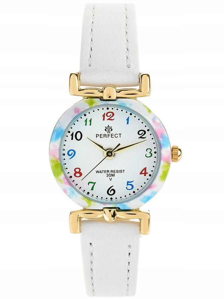 CHILDREN'S WATCH PERFECT LP004-04 COMMUNION - white/colour + BOX