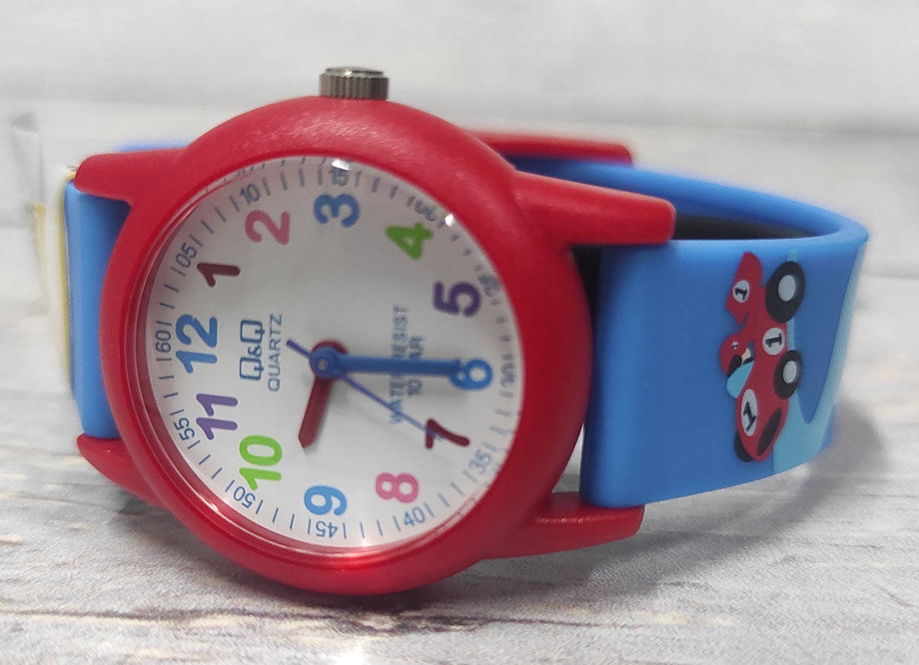 CHILDREN'S WATCH Q VR99-004 CHILDREN'S CARS Brand Q&Q
