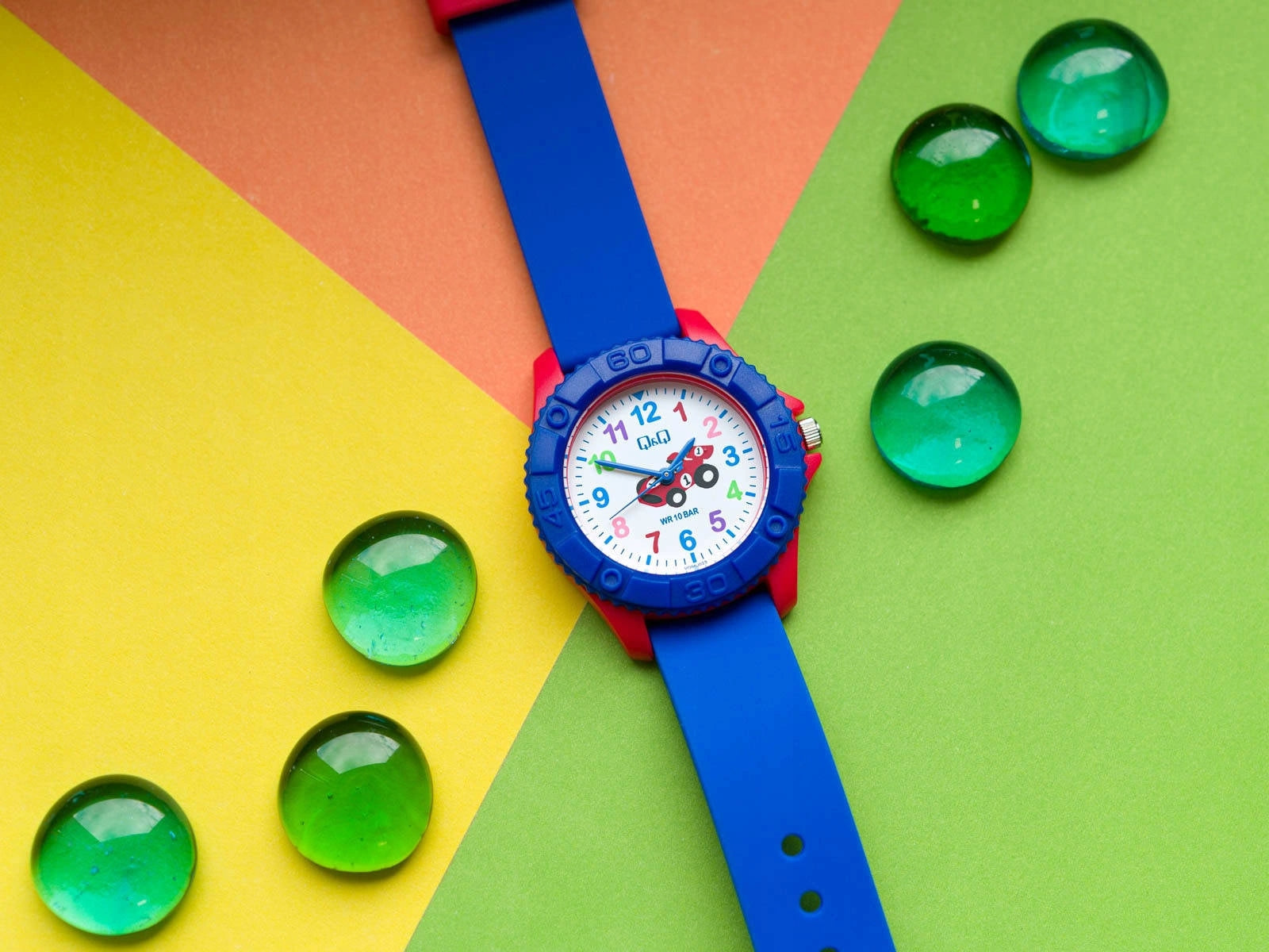 CHILDREN'S WATCH QQ VQ96J023Y FOR BOYS SPORT Batteries included yes