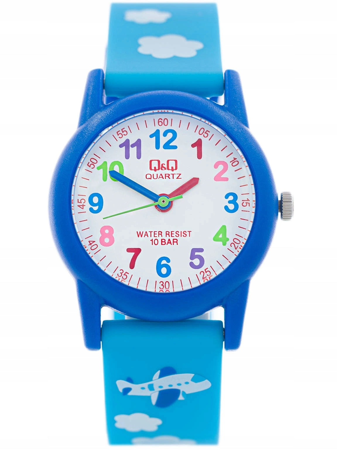 CHILDREN'S WATCH QQ VR99J005Y FOR BOY AIRPLANE Brand Q&Q