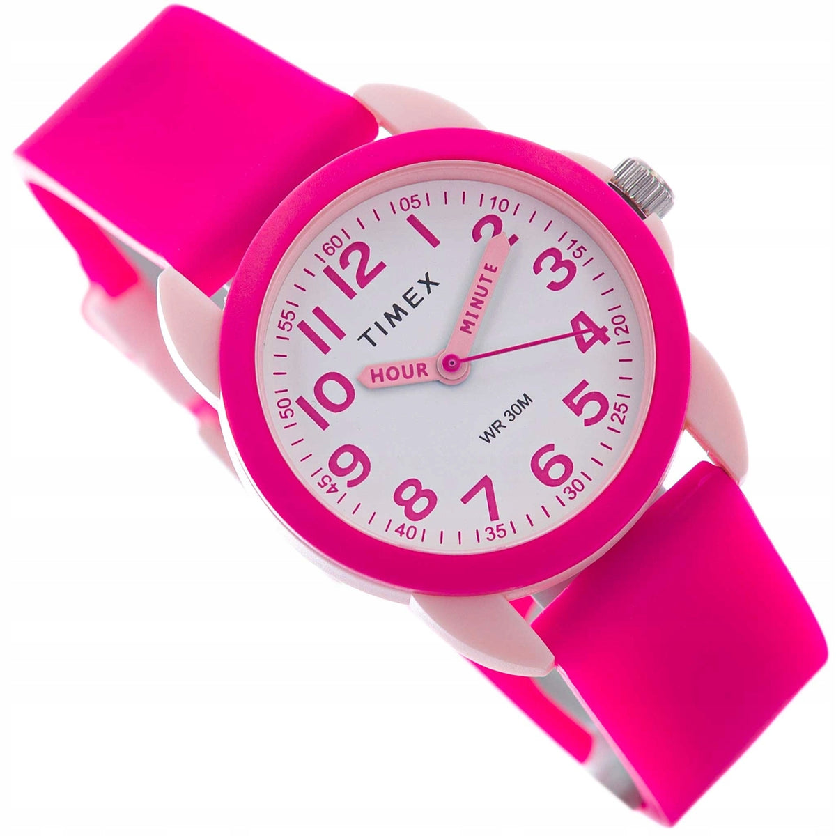 CHILDREN'S WATCH TIMEX TW2W92200 KIDS TIME TEACHER PINK ON STRAP