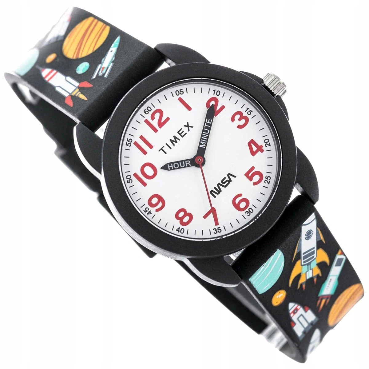 CHILDREN'S WATCH TIMEX TW2Y59800 KIDS TIME TEACHER BLACK ON STRAP