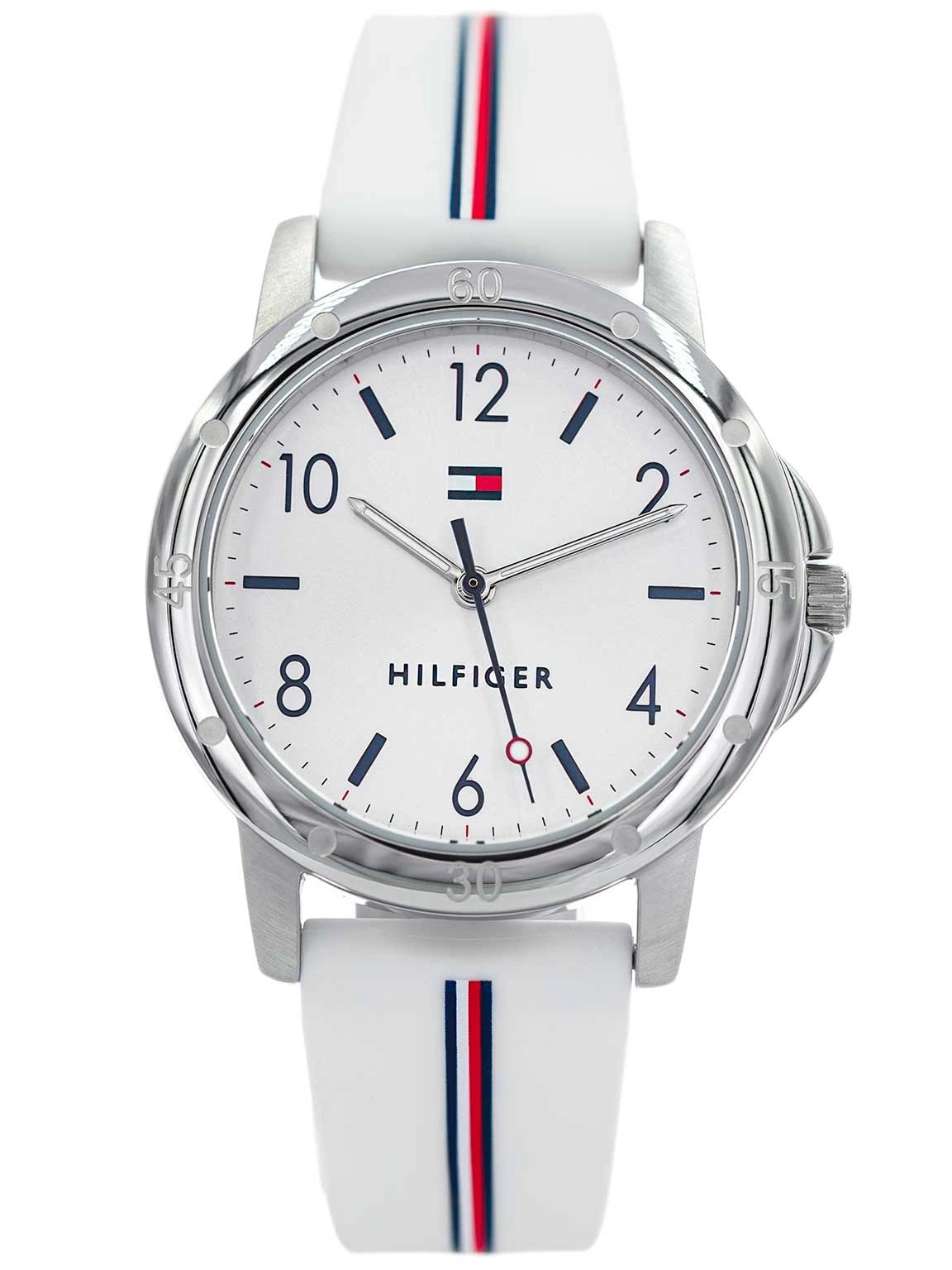 CHILDREN'S WATCH TOMMY HILFIGER 1720014 KIDS WHITE ON STRAP COMFORTABLE Packaging status original