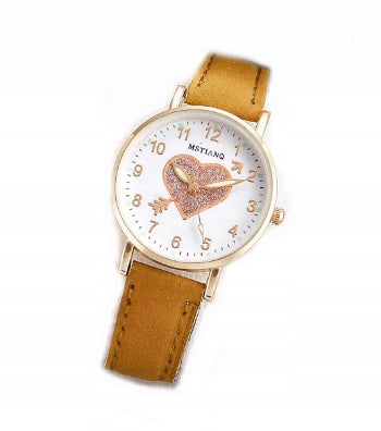 CHILDREN'S WATCH WITH HEART STRAP 1401