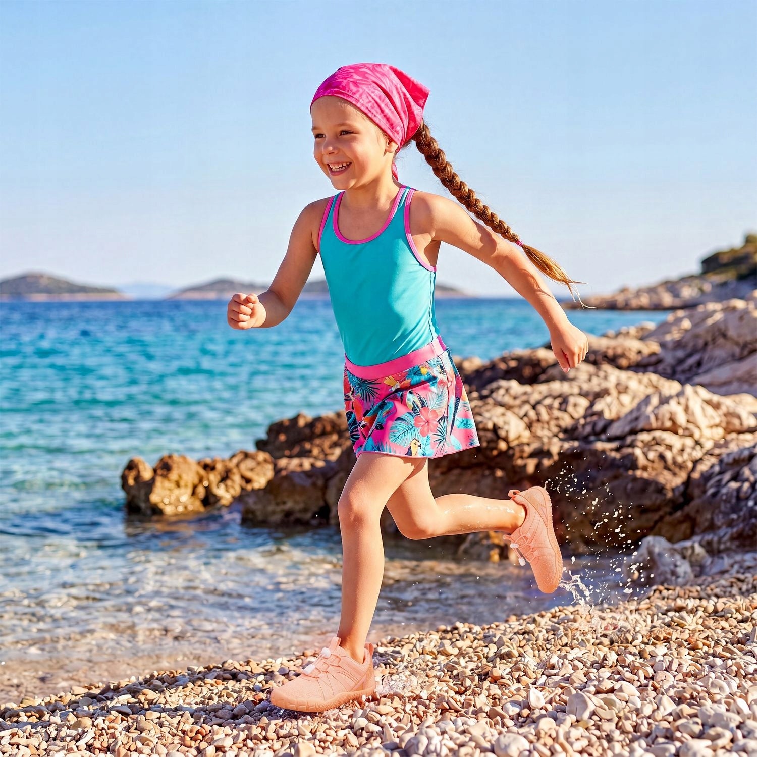 CHILDREN'S WATER SHOES JUNIOR R.33 ROCKY BEACHES QUICK-DRYING OUTTEC Packaging status original