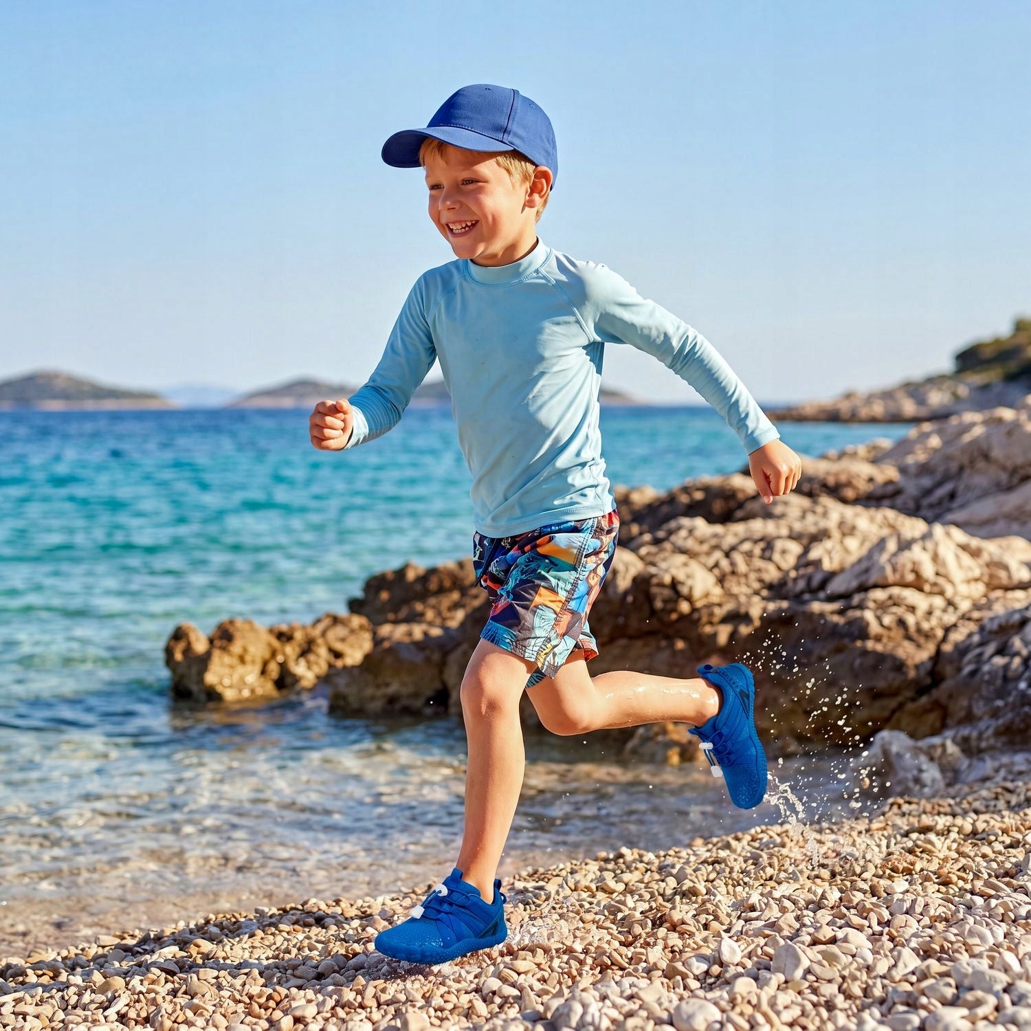 CHILDREN'S WATER SHOES R.32 ROCKY BEACHES SEA URCHIN QUICK-DRYING OUTTEC Packaging status original