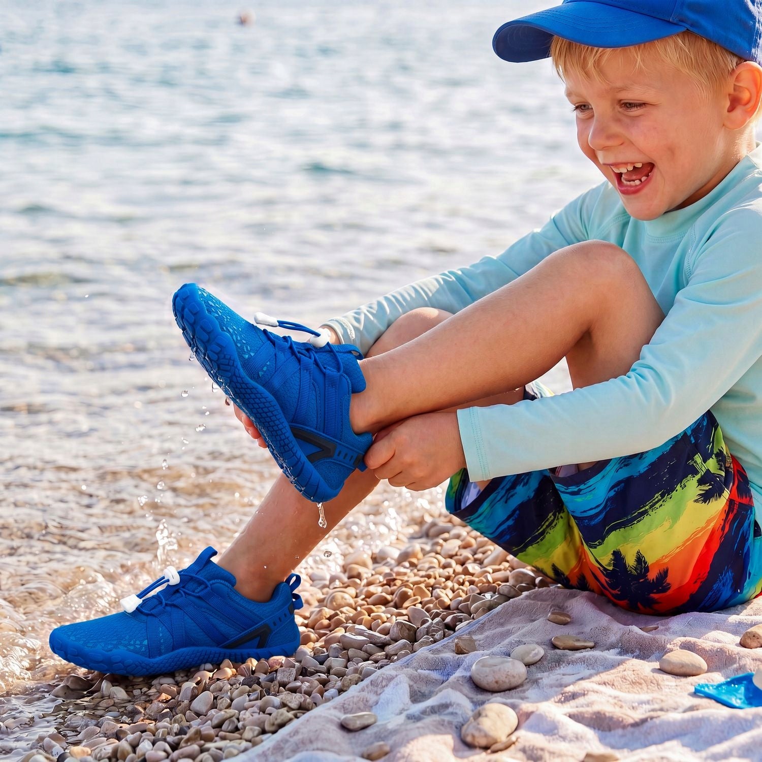 CHILDREN'S WATER SHOES R.32 ROCKY BEACHES SEA URCHIN QUICK-DRYING OUTTEC Size 32