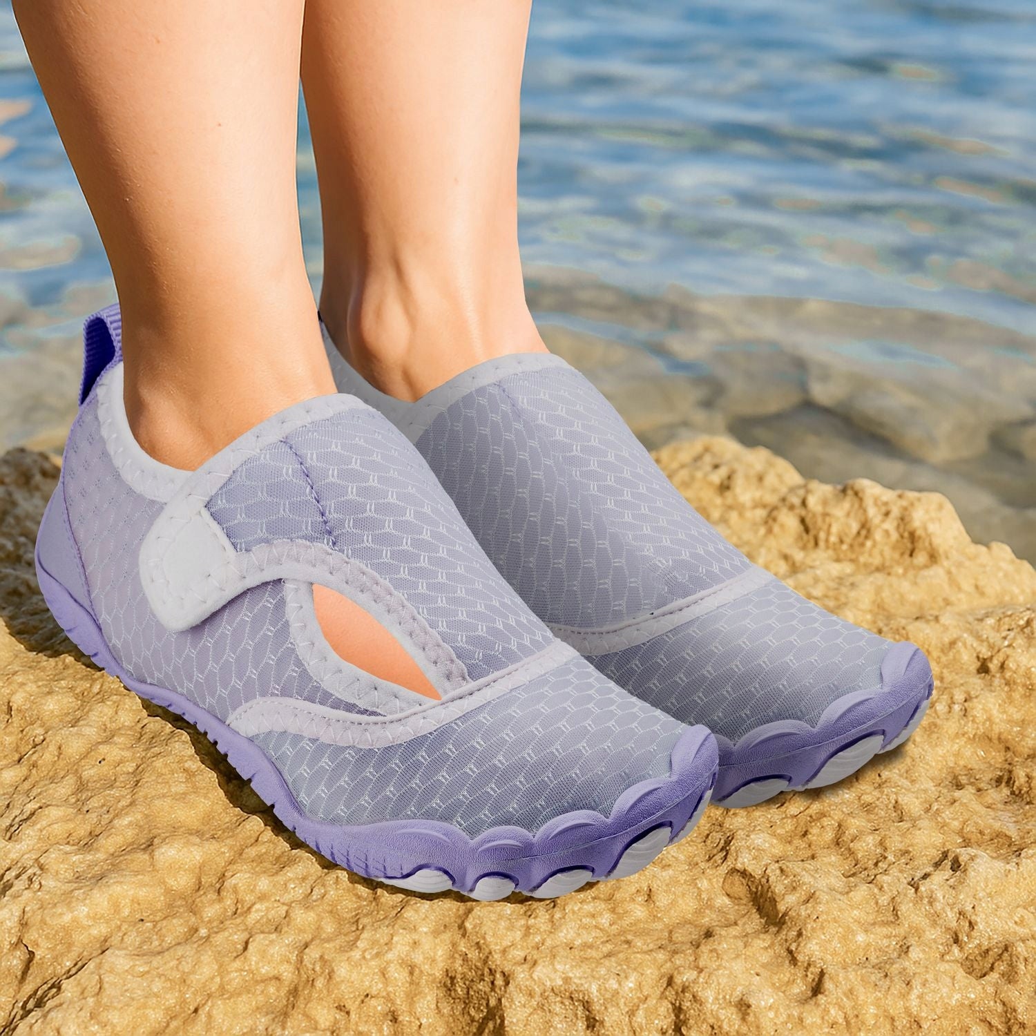 CHILDREN'S WATER SHOES VELCRO SEA URCHINS BEACHES ROCKS r.27 OUTTEC Size 27