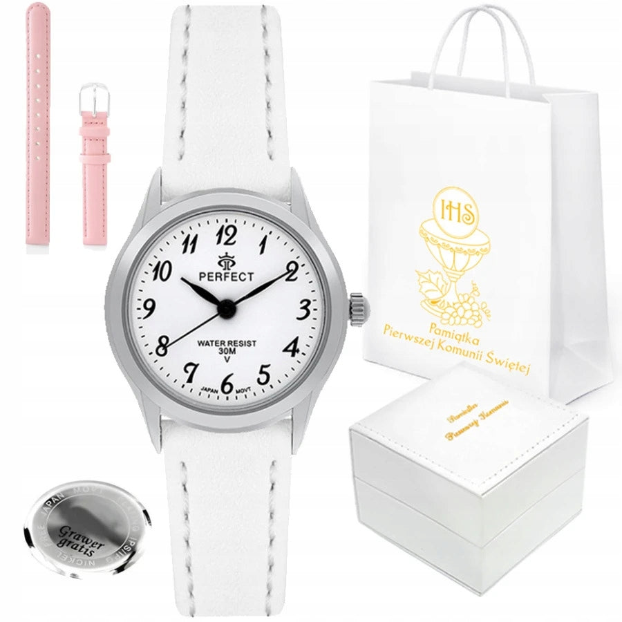 CHILDREN'S watch PERFECT LXC009S-13 IDEAL FOR COMMUNION GIFT 2 STRIPES
