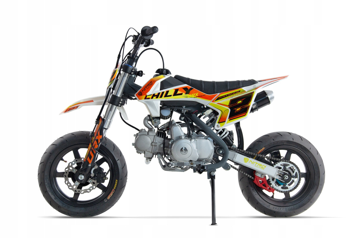 CHILLY URX 125CC 12/12 supermoto SEMI-AUTOMATIC blue Packaging status original