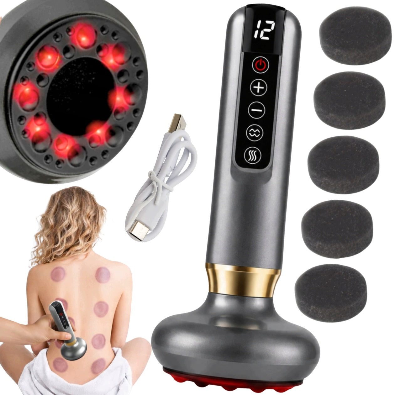 CHINESE BUBBLE BODY MASSAGE ELECTRIC FOR cellulite HEATED MASSAGER